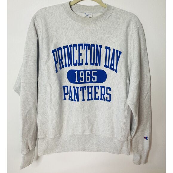 Vintage Champion Reverse Weave Princeton Day Panthers Crewneck Sweatshirt Sz S - Picture 1 of 14